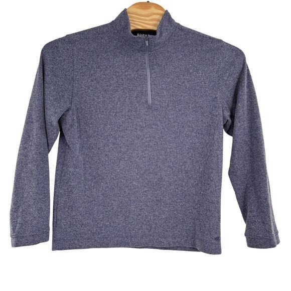 Rhone Mens Large Purple 1/4 Zip Long Sleeve Pullover Sweater - Picture 4 of 5